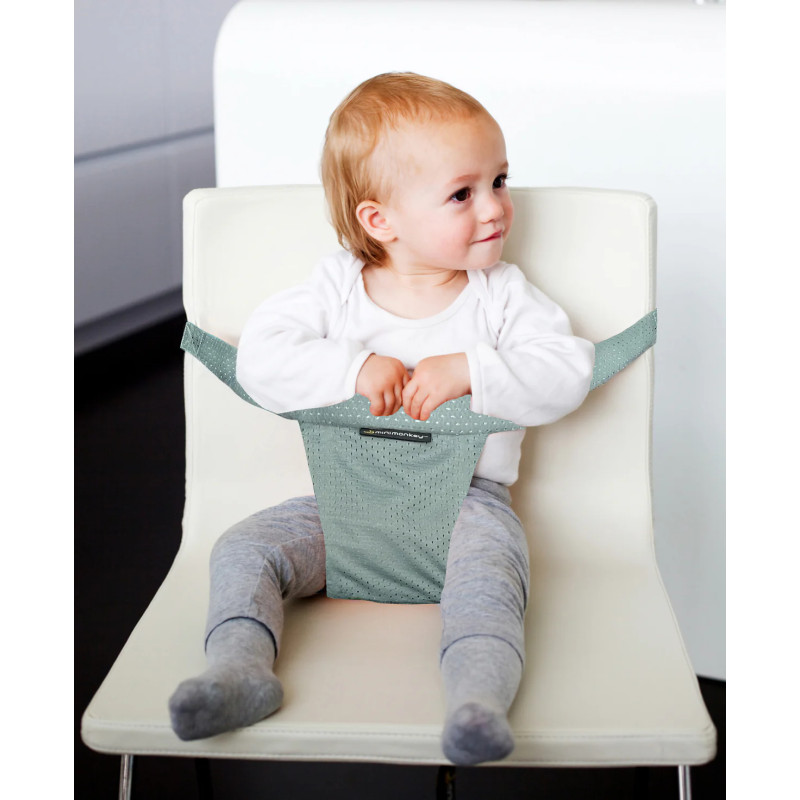 Mini Monkey Mini Chair Pocket - Dusty Green