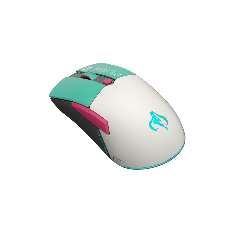 ASUS TUF Gaming Mini Wireless Hatsune Miku Edition mouse Right-hand RF Wireless Bluetooth USB Type-A Optical 1200