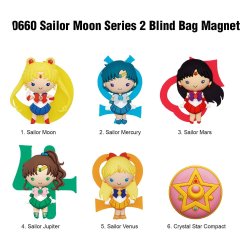 Sailor Moon Blind pack aimants Series 2 Display (12)
