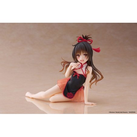 To Love-Ru Darkness statuette PVC Desktop Cute Figure Mikan Yuki Chinese Dress Ver. 13 cm