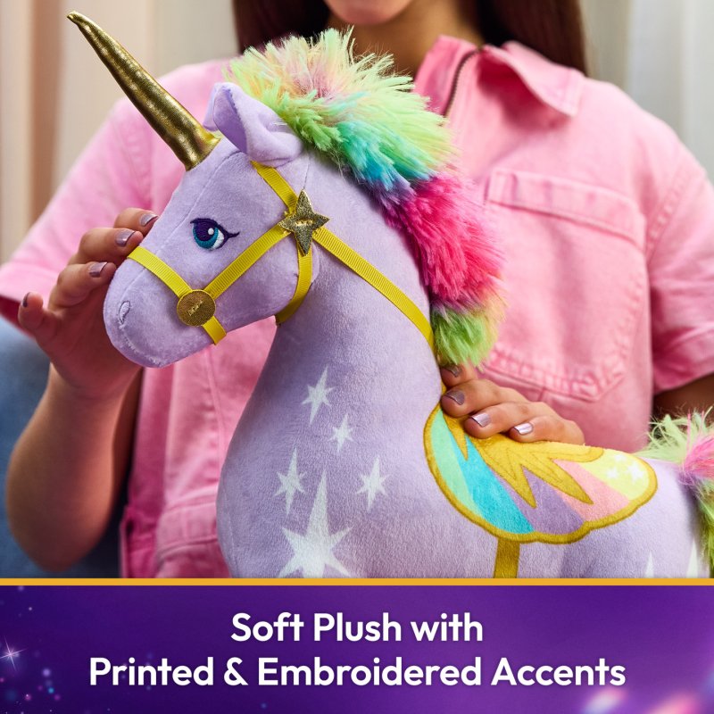 Unicorn Academy, Peluche Light-Up Wildstar officielle à effets sonores et lumineux, licorne en peluche, jouets licorne