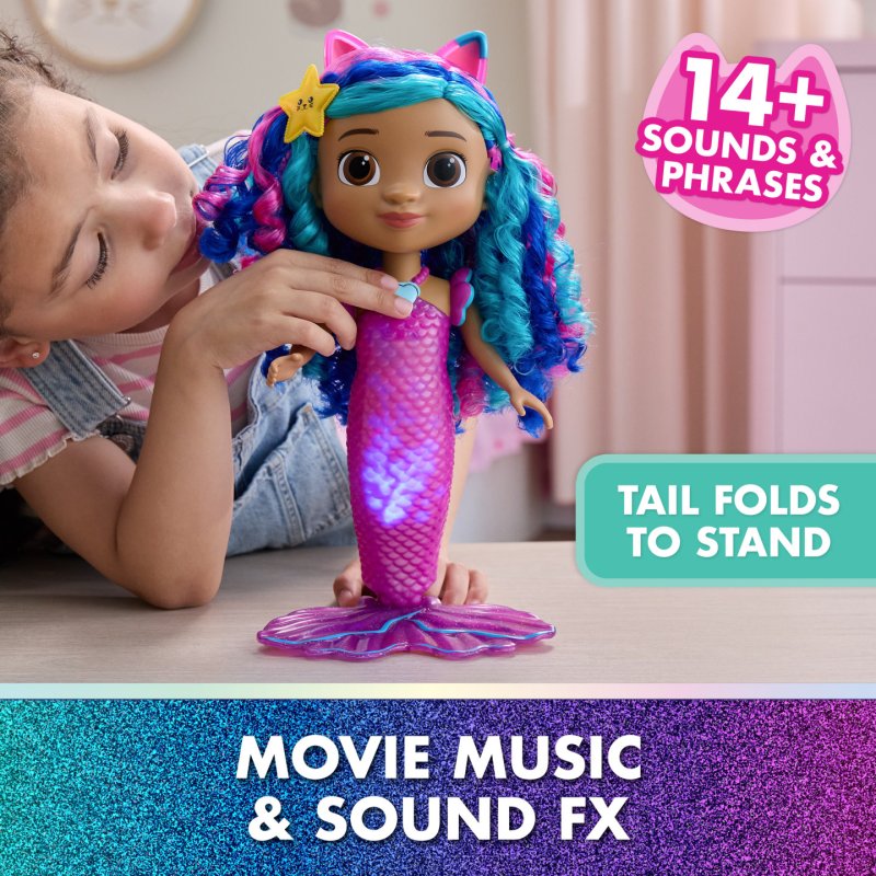Gabby's Movie Sing & Shine Mermaid Gabby Doll 36cm (6074338)