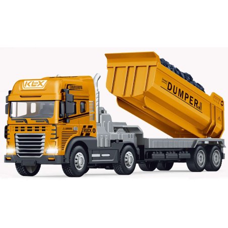 KLX - Die-cast truck w/dumper, friction, light & sound (534679)
