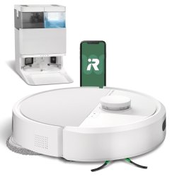 iRobot Roomba Plus 405 Combo Robot AutoWash Dock Sans sac Blanc