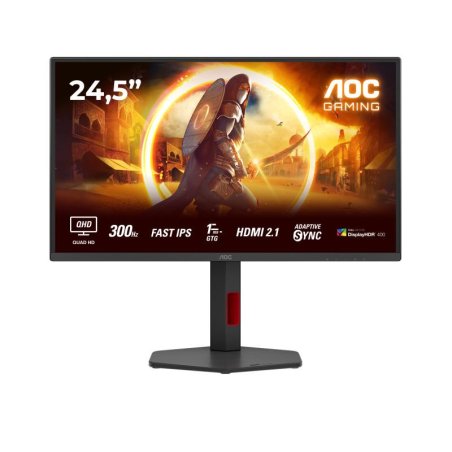 24.5IN 16:9 IPS 300HZ 2560X1440 HAS 130MM HDMI X 2X 2.1 DP X 1X