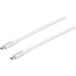 Eco- Friendly silver USB 3.2 Gen2 C-C cord -2m