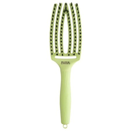 Olivia Garden Finger Brush Dolce Vita Hair Brush Green Pistachio
