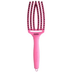 Olivia Garden Finger Brush Dolce Vita Hair Brush Pink Granita