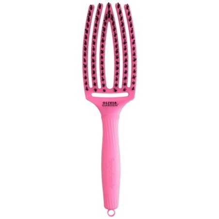 Olivia Garden Finger Brush Dolce Vita Hair Brush Pink Granita