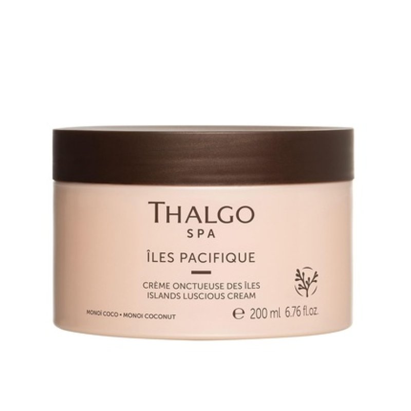 THALGO Spa Pacific Islands Melting Island Cream 200ml - Gentle Moisturizer with High-Quality Monoi Oil