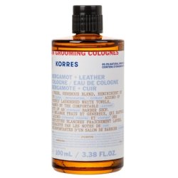 Korres Athenian Grooming Bergamot & Leather Eau De Cologne 100ml