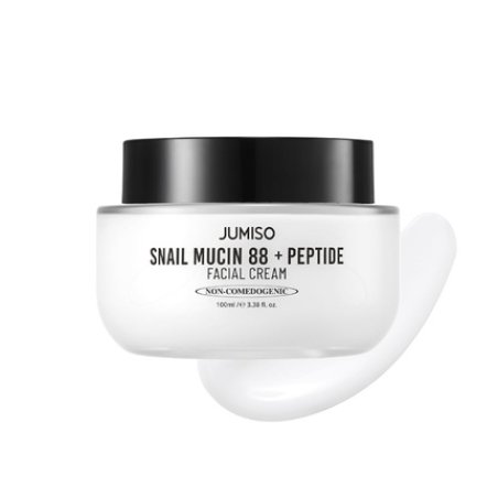 JUMISO Snail Mucin 88 Peptide Cream 100ml for Sensitive Skin - Calming Acne and Strengthening Skin Barrier