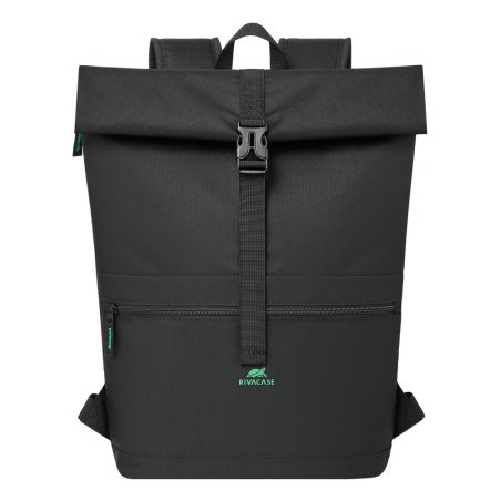 Rivacase Gremio sac à dos City backpack Noir Polyester, Polyéthylène téréphtalate recyclé (rPET)