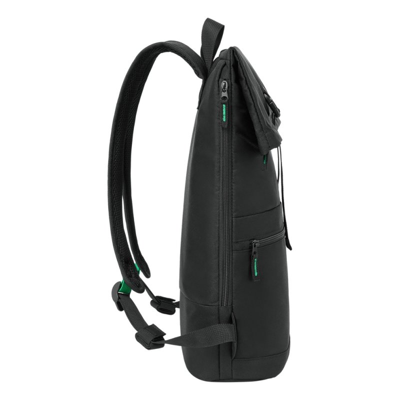 Rivacase Gremio sac à dos City backpack Noir Polyester, Polyéthylène téréphtalate recyclé (rPET)