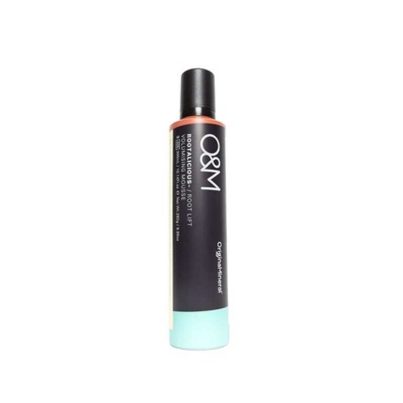 O&M Rootalicious Volume Mousse Nourishing Styling Mousse for Stronger and Thicker Hair Roots with Heat Protection