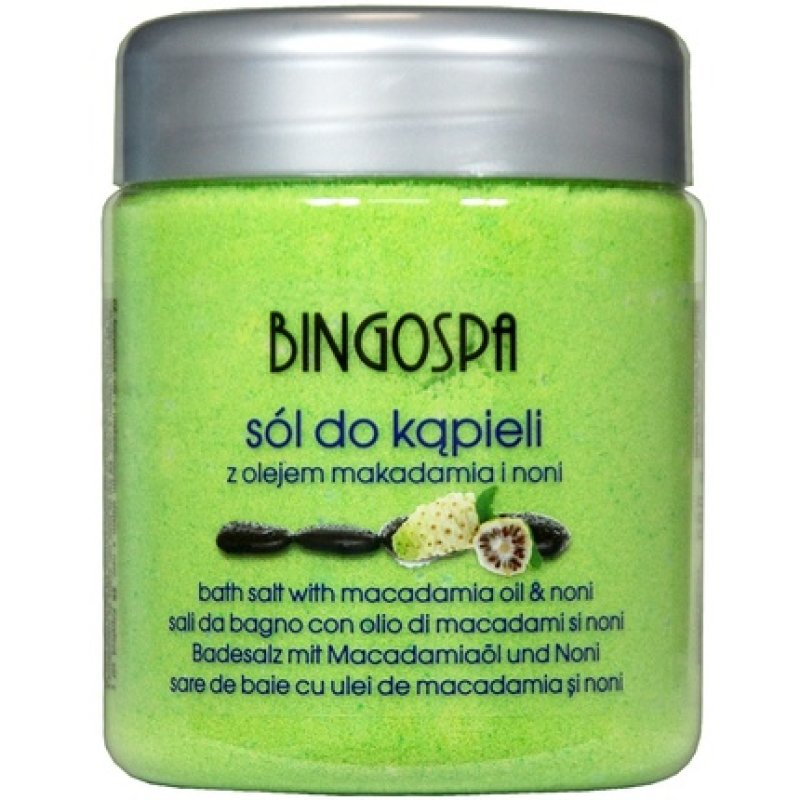 Bingo Spa Bath Salt Macadamia Oil And Noni 580g