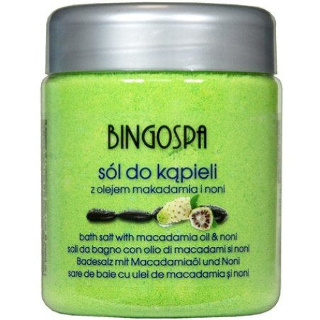 Bingo Spa Bath Salt Macadamia Oil And Noni 580g