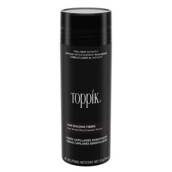 Toppik Hair Fibers 55g Dark Brown - Naturally Derived Keratin Fibers for Fuller Looking Hair