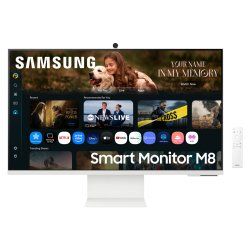 Samsung M8 M80F computer monitor 81.3 cm (32") 3840 x 2160 pixels 4K Ultra HD LCD White