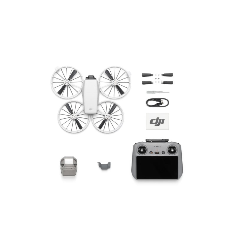 DJI Flip 4 rotors Quadcoptère 48 MP 3840 x 2160 pixels 3110 mAh Noir, Blanc