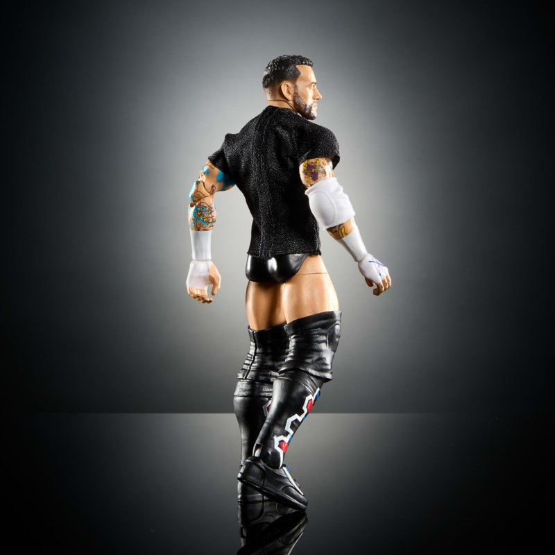 WWE Elite CM Punk Action Figure, Series 115 6-inch Collectible with Articulation & Accessories