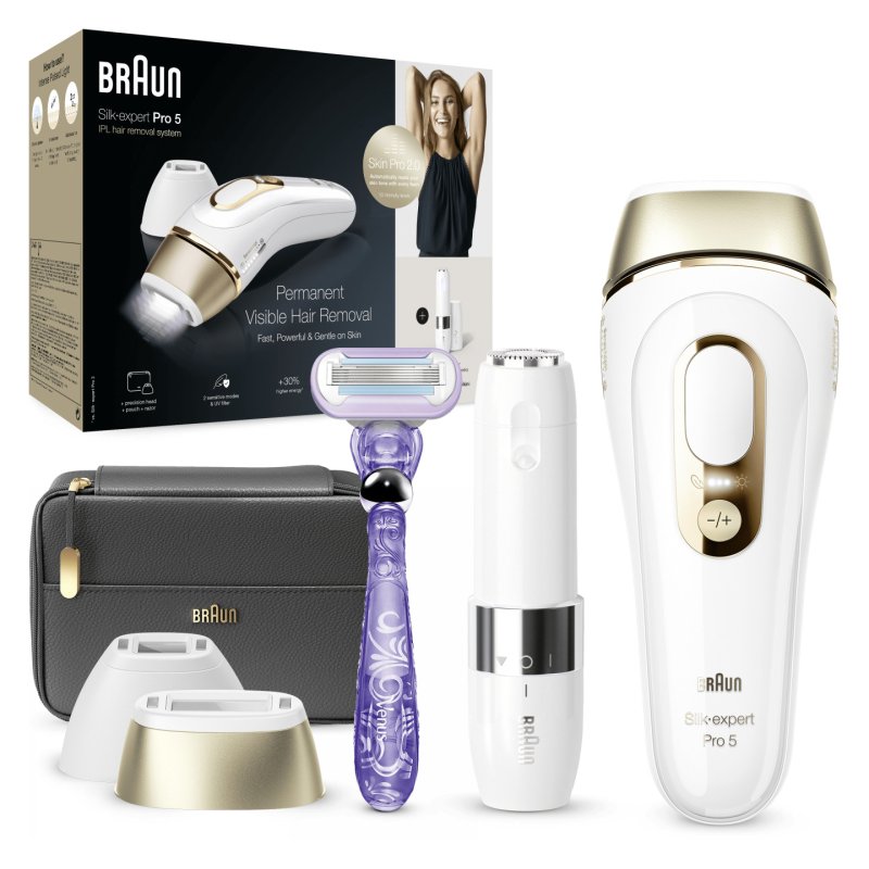 Braun Silk-expert Pro Silk·expert Pro 5 PL5149 Intense pulsed light (IPL) Gold, White