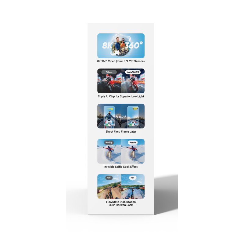 Insta360 X5 Essentials Camera Bundle