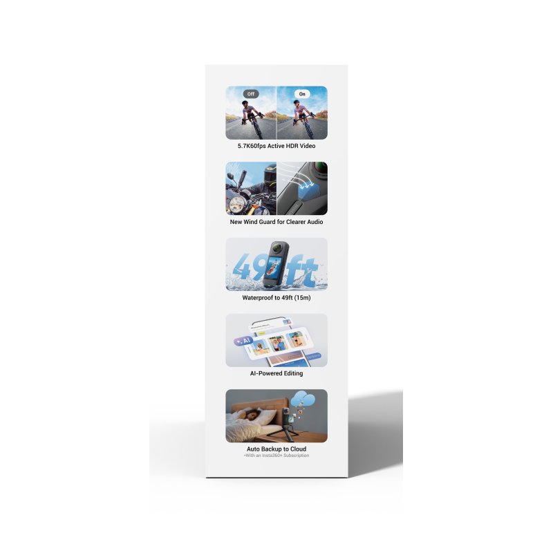 Insta360 X5 Essentials Camera Bundle