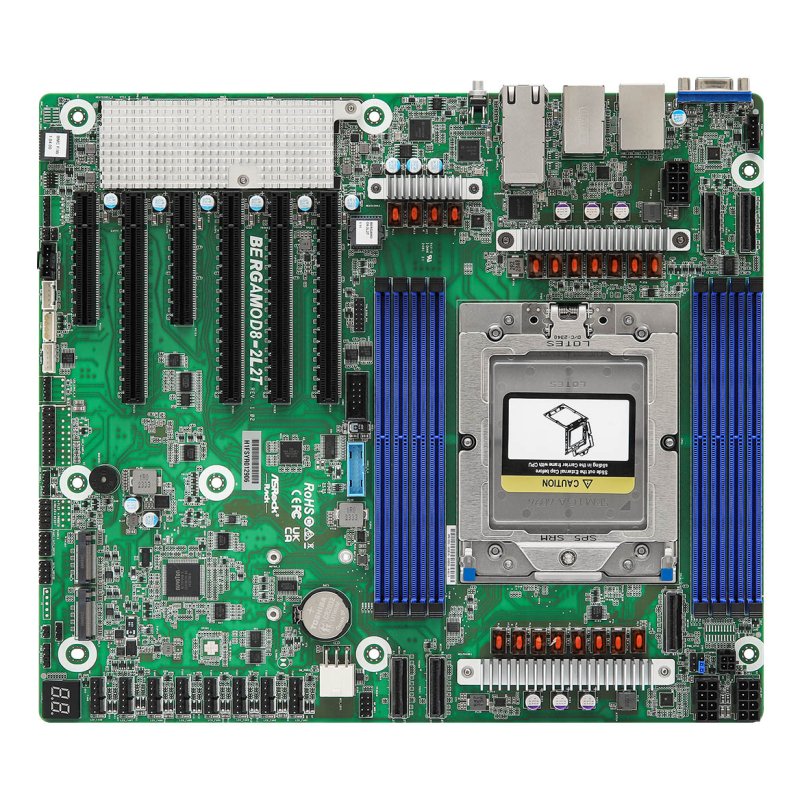 Asrock BERGAMOD8-2L2T motherboard Socket SP5 SSI CEB