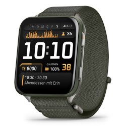 Garmin Venu X1 5,08 cm (2") AMOLED Numérique 448 x 486 pixels Écran tactile Gris Wifi GPS (satellite)