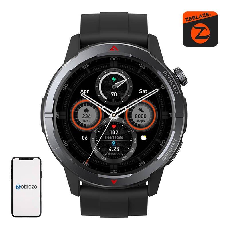 Zeblaze Stratos 3 Ultra Smartwatch (Black)