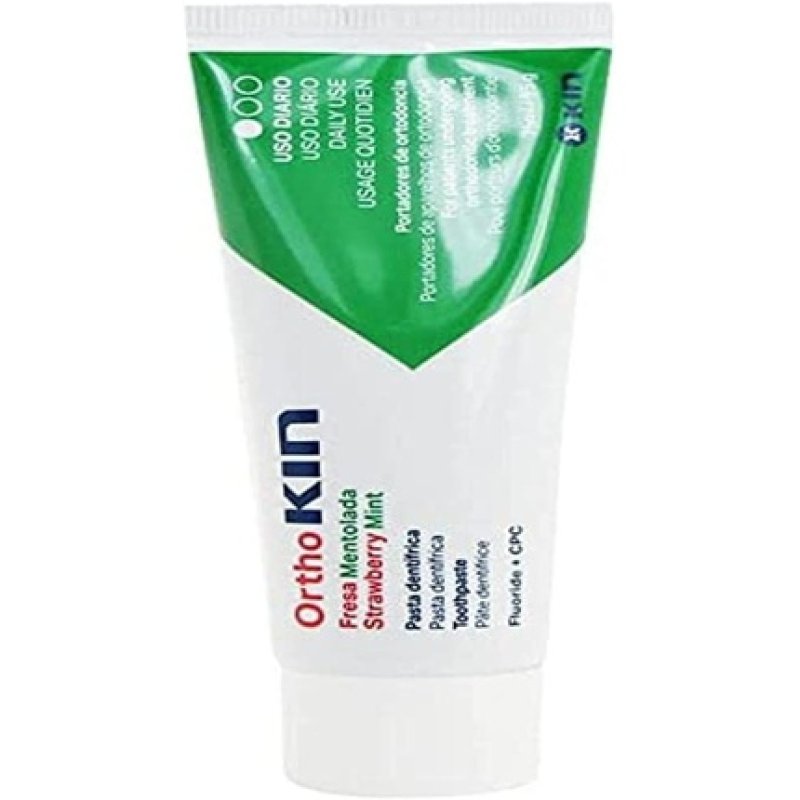 Ortho Kin Toothpaste 75ml for Orthodontic Braces Alcohol-Free
