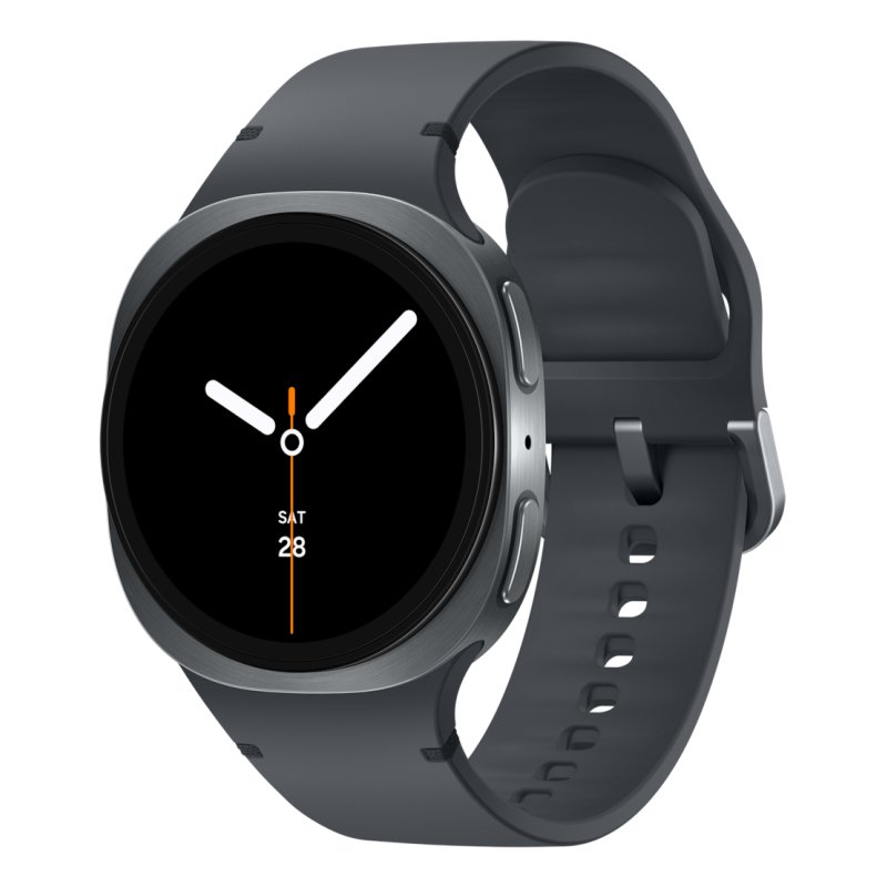 Samsung Galaxy Watch 8 3,3 cm (1.3") AMOLED 40 mm Numérique 438 x 438 pixels Écran tactile 4G Graphite Wifi GPS