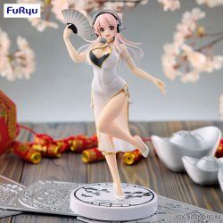 Super Sonico statuette PVC Trio-Try-iT White China Dress Ver. 21 cm