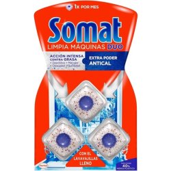 Somat Cleaning Tablets Duo for Dishwasher - Pack of 3