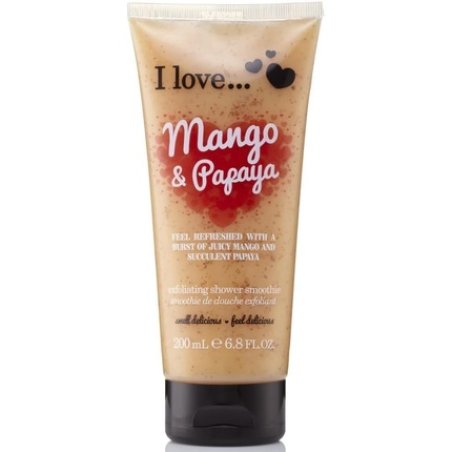 I Love Originals Mango and Papaya Shower Smoothie Enriched with Natural Almond
