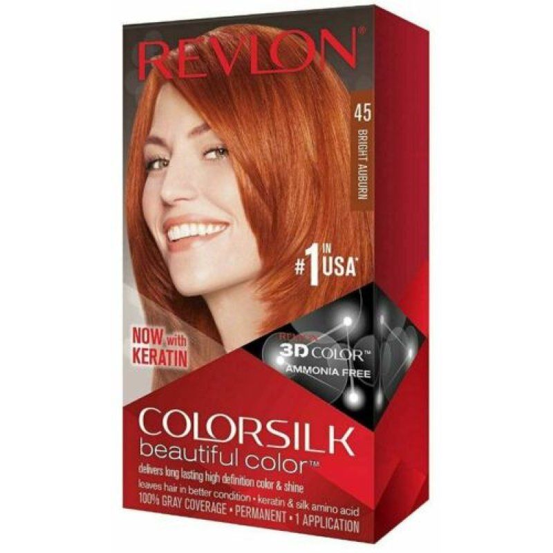 Revlon ColorSilk Beautiful Color 45 Bright Auburn