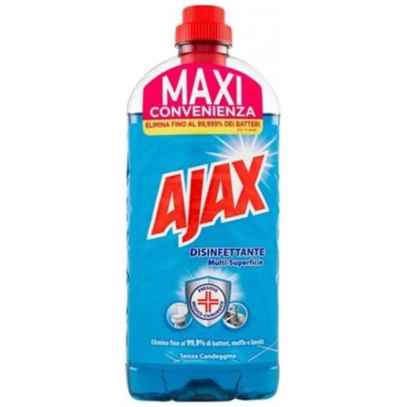 Ajax Floor Detergent 1250ml Disinfectant Against Bacteria