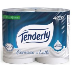 TENDERLY CAREZZA DI LATTE 4 ROTOLONI IGIENICA