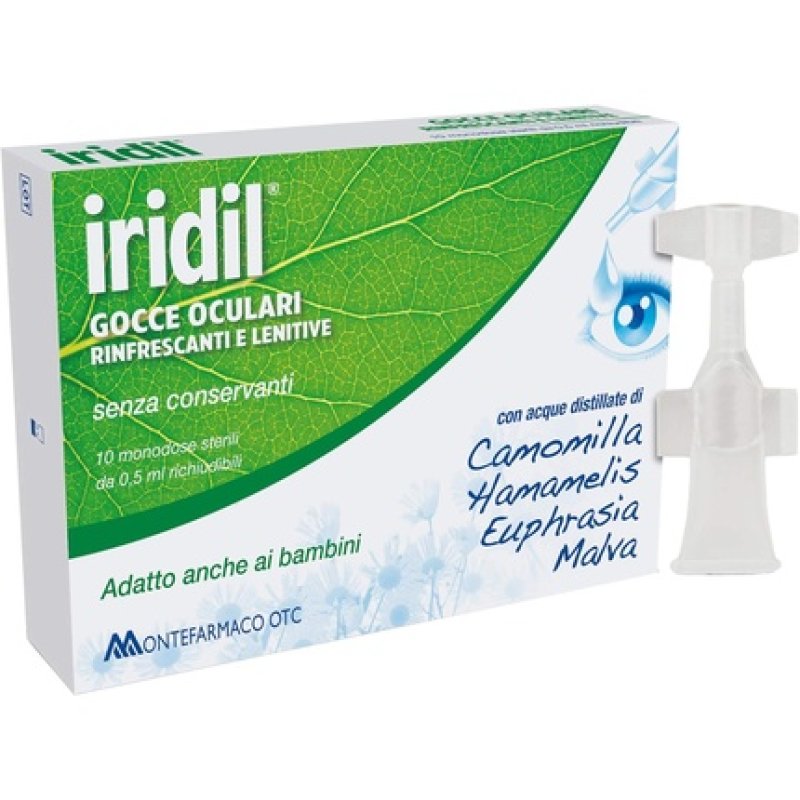 Iridil Eye Drops 10 Sterile Reusable Ampoules 0.5ml