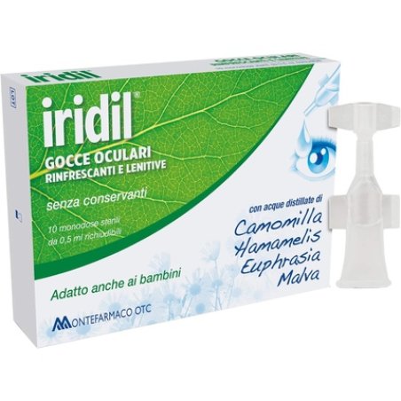 Iridil Eye Drops 10 Sterile Reusable Ampoules 0.5ml