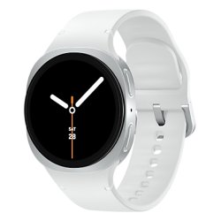 Samsung Galaxy Watch 8 3.3 cm (1.3 ) AMOLED 40 mm Digital 438 x 438 pixels Touchscreen Silver Wi-Fi GPS (satellite)