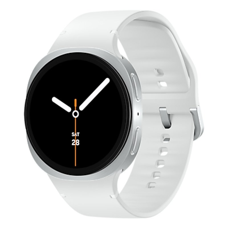 Samsung Galaxy Watch 8 3.81 cm (1.5 ) AMOLED 44 mm Digital 480 x 480 pixels Touchscreen Silver Wi-Fi GPS (satellite)
