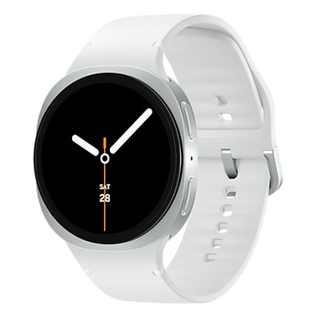 Samsung Galaxy Watch 8 3.81 cm (1.5 ) AMOLED 44 mm Digital 480 x 480 pixels Touchscreen Silver Wi-Fi GPS (satellite)