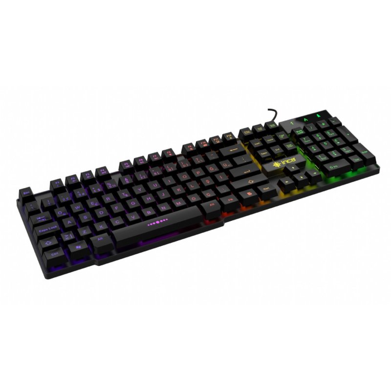 Incase Gaming Tastatur IKG-446 Regenbogen, RGB, dt. Layout retail