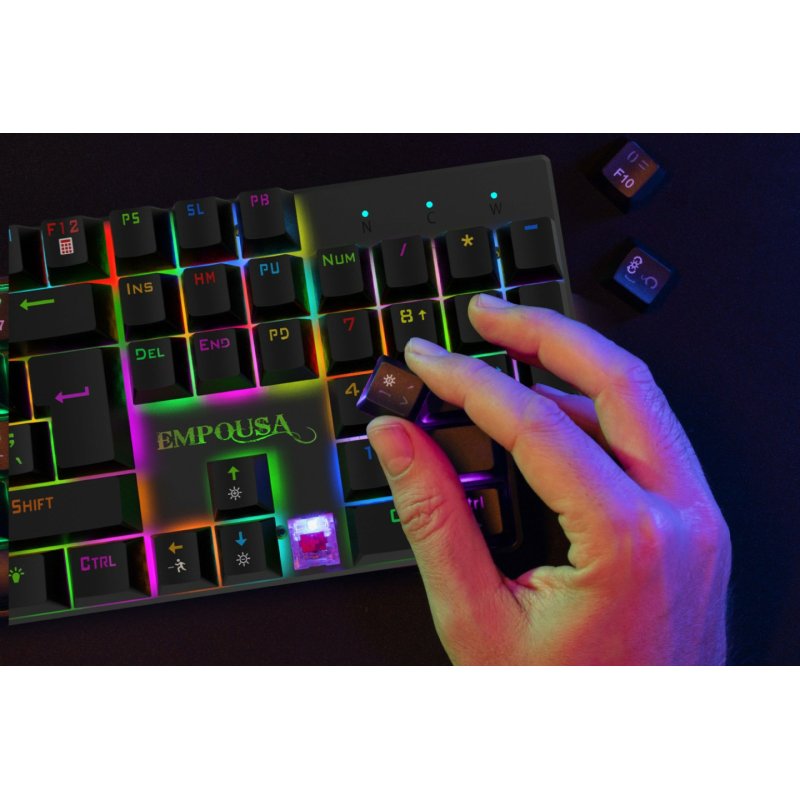 Incase Gaming Tastatur IKG-443 Mechanisch, RGB, dt. Layout