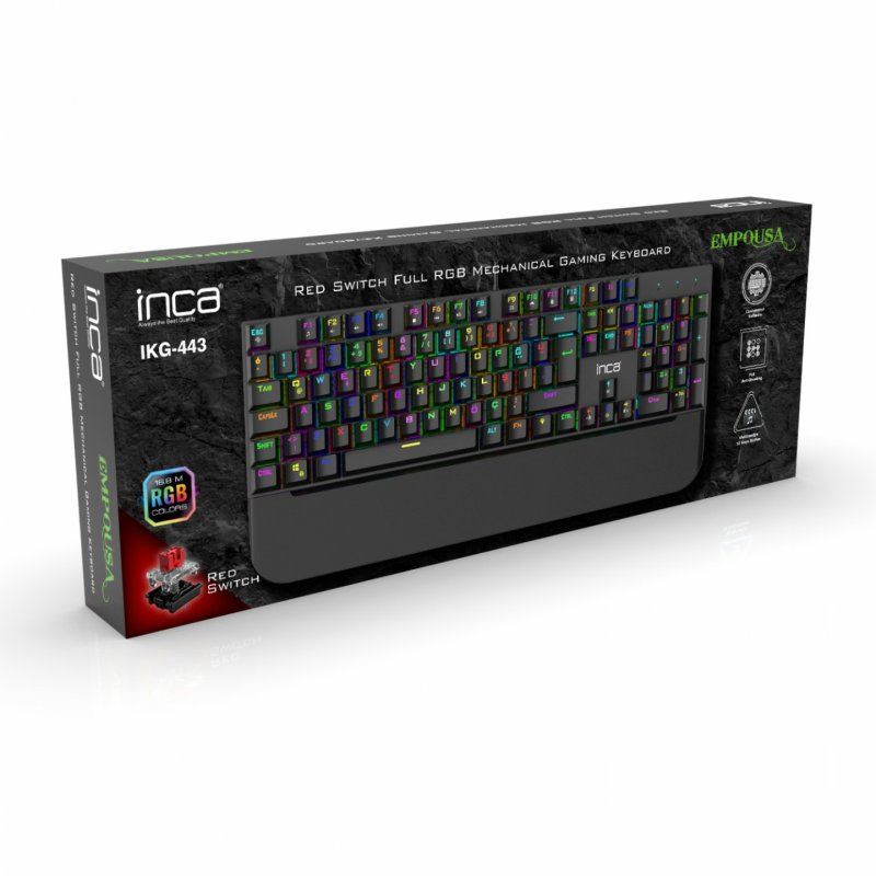 Inca IKG-443 keyboard Gaming USB QWERTY Turkish Black