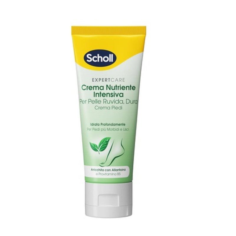 Scholl Intensive Nourishing Cream Foot Cream with Urea Vitamin E and Provitamin Complex B5 for Smoothing Rough and Hard