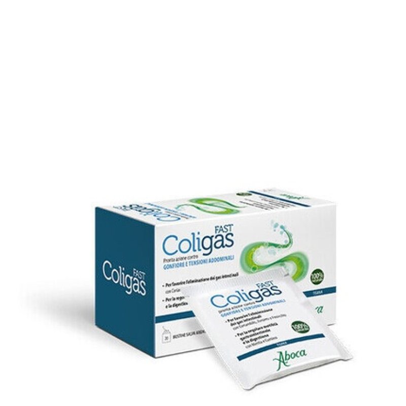 Coligas Fast Herbal Tea 20 Sachets Aboca