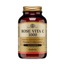 Solgar Rose Vita C 1000 Antioxidant Supplement 100 Tablets
